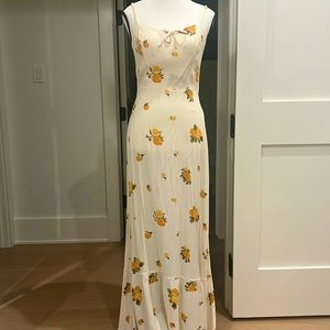 Reformation Floral Maxi Dress
